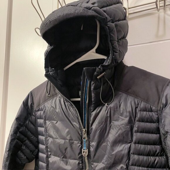 Kuhl SpyFire Down Parka Puffer Coat Black Size XS - Picture 7 of 16